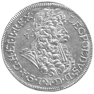 Leopold 1657- 1705, dukat 1685, Wiedeń, Aw: Popiersie b...