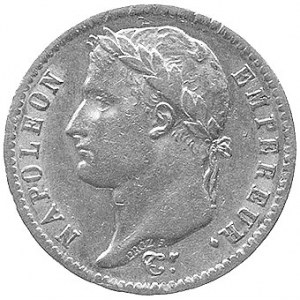 20 franków 1811, Paryż, Aw: Głowa, Rw: W wieńcu nominał...