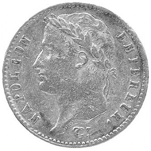20 franków 1813, Paryż, Aw: Głowa, Rw: W wieńcu nominał...