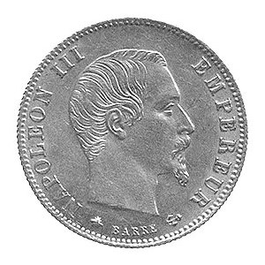 5 franków 1860, Strasbourg, Aw. i Rw. j. w., Fr.579, Ga...