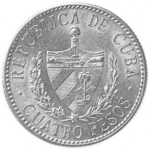 4 peso 1915, Aw. i Rw. j. w., Fr.5, złoto, 6.69 g, rzad...