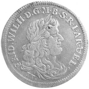Fryderyk Wilhelm 1640-1688, 1/3 talara 1671, Królewiec,...