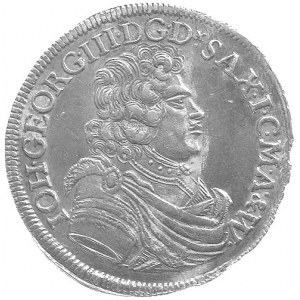 Johann Georg III 1680-1691, 1/3 talara 1690, Aw: Popier...