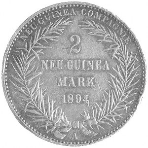 2 marki 1894, Berlin, J. 706, małe uszkodzenia rantu