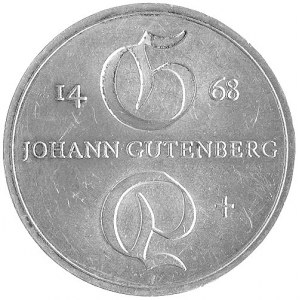 5 marek 1968, pamiątkowe na 500-lecie śmierci Gutenberg...