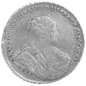 Anna 1730-1740, rubel 1738, Petersburg, Aw: Popiersie, ...