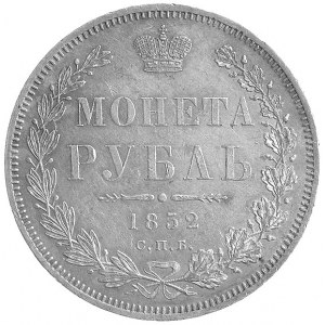 rubel 1852, Petersburg, Uzdenikow 1693