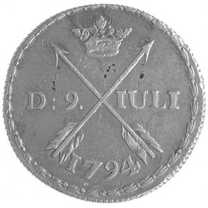 Gustaw IV Adolf 1792-1809, 1/2 skilinga 1794, Avesta, A...