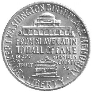 50 centów 1946, Filadelfia, moneta pamiątkowa- Booker T...