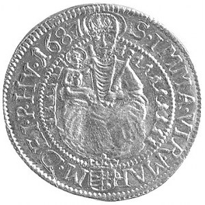 dukat 1687, Nagybánya, Aw: Stojący król i litery N-B / ...
