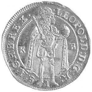 dukat 1700, Krzemnica, Aw: Stojący król i litery K-B, R...