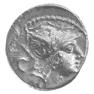 D. Silanus L. f., 91 pne, denar, Aw: Głowa Romy w prawo...