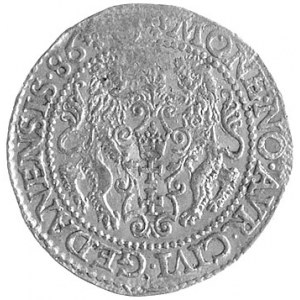 dukat 1586, Gdańsk, drugi egzemplarz, złoto, 3.51 g