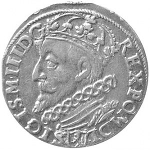 trojak 1601, Kraków, popiersie króla w lewo, drugi egze...