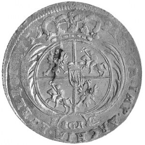 dwuzłotówka (8 groszy) 1753, efraimek, moneta wybita w ...