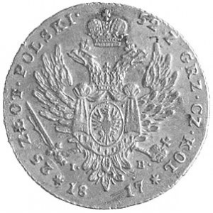 25 złotych 1817, Warszawa, drugi egzemplarz, złoto, 4.8...
