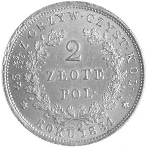 2 złote 1831, Warszawa, odmiana Pogoń bez pochwy, Plage...
