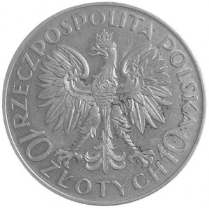 10 złotych 1933, Warszawa, Sobieski, Parchimowicz 121