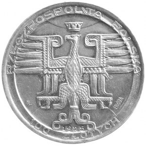 100 złotych 1925, Mikołaj Kopernik, Parchimowicz P-167a...