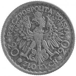 20 złotych 1925, Bolesław Chrobry, Parchimowicz P-163a,...
