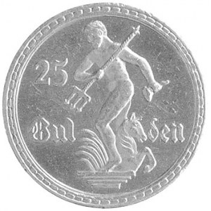 25 guldenów 1923, Berlin, Parchimowicz 70.a, złoto, 7,9...