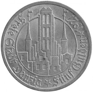 5 guldenów 1927, Berlin, Parchimowicz 65.b, Kościół Mar...