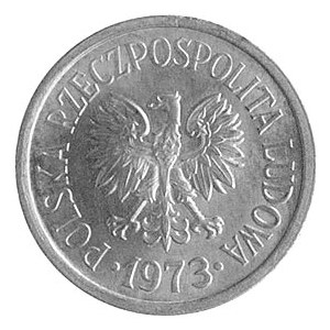 10 groszy 1973 bez znaku mennicy, Parchimowicz 206.l, n...