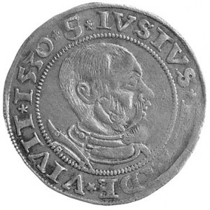 grosz 1530, Królewiec, Neumann 45, Bahr. 1123, rzadki