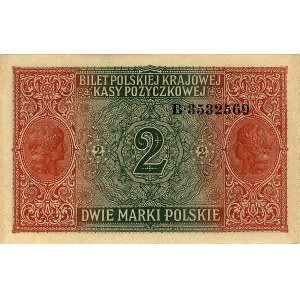2 marki polskie 9.12.1916, \Generał, seria B 3532569