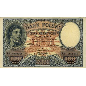 100 złotych 28.02.1919, seria S.A. 5839948, Pick 57, Lu...