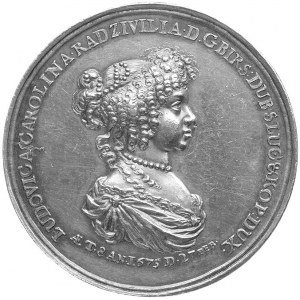 medal Ludwiki Karoliny Radziwiłłówny z 1675 r., autorst...