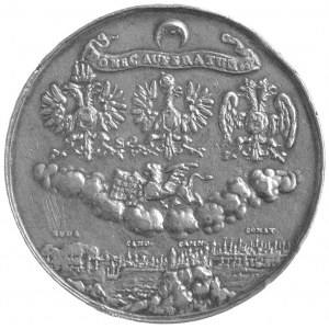 medal autorstwa Jana Höhna jun., wybity w 1684 r., z ok...