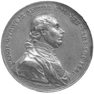 medal autorstwa J. F. Holzhaeussera poświęcony Karolowi...