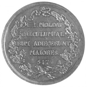 medal pamiątkowy mołdawskiej loży masońskiej założonej ...