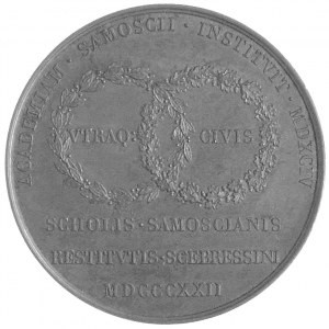 medal autorstwa E. Gatteaux wybity z okazji przeniesien...