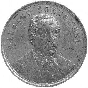 Alojzy Żółkowski- medal wybity w 1882 roku na 50-lecie ...