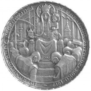 Rada Regencyjna- medal autorstwa J. Raszki 1917 r., Aw:...