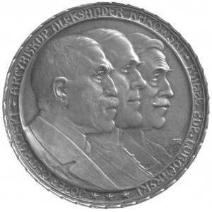 Rada Regencyjna- medal autorstwa J. Raszki 1917 r., Aw:...