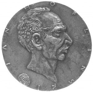 Jan Hopliński- pamiątkowy medal autorstwa Witolda Korsk...