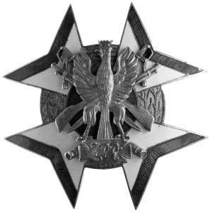 odznaka pamiątkowa Związku Podoficerów Rezerwy, mosiądz...