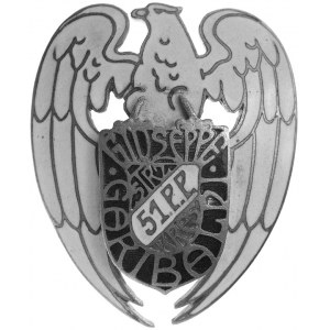 oficerska odznaka 51 pułku piechoty Strzelców Kresowych...
