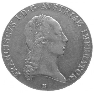 Franciszek I 1792- 1835, talar 1824, Krzemnica, Aw: Gło...
