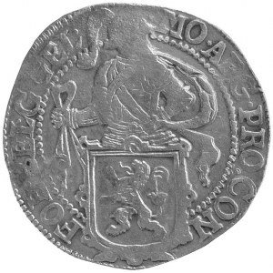 talar lewkowy 1651, Geldria, Aw: Rycerz, poniżej tarcza...