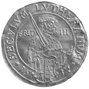Jan Jerzy 1611- 1656, dukat 1617, Aw: Półpostać księcia...