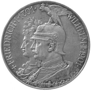 Wilhelm II 1888- 1918, zestaw monet 2 i 5 marek 1901, J...
