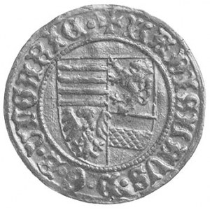 goldgulden, Aw: Tarcza herbowa i napis, Rw: Stojący św....