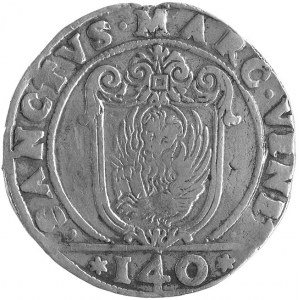Wenecja, Giovanni Corner 1625-1629, scudo, Aw: Tarcza h...