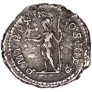 Septymiusz Sewer 193- 211, denar, Aw: Popiersie w wieńc...