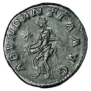 Elagabal 218- 222, denar, Aw: Popiersie w wieńcu w praw...