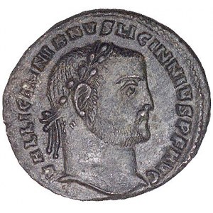 Licyniusz 308- 324, AE-follis, mennica Cyzicus, Aw: Pop...